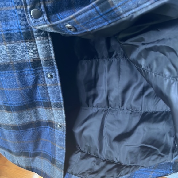 Eddie Bauer shacket jacket coat snap closure quilted - Picture 4 of 15